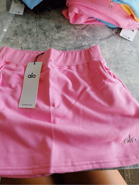 ALO Yoga Dresses & Skirts - ALO Yoga Pink Mini Skirt with Subtle Logo
